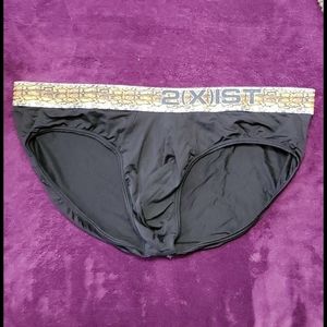 Black briefs snake waistband
